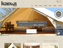 Tablet Screenshot of karmacanvas.co.uk